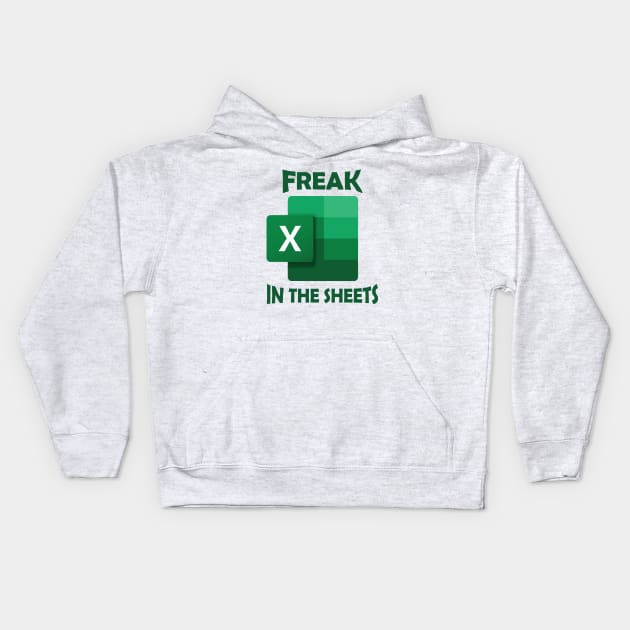 Freak in the Sheets Kids Hoodie by garbagetshirts